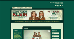 Desktop Screenshot of maryklein.com